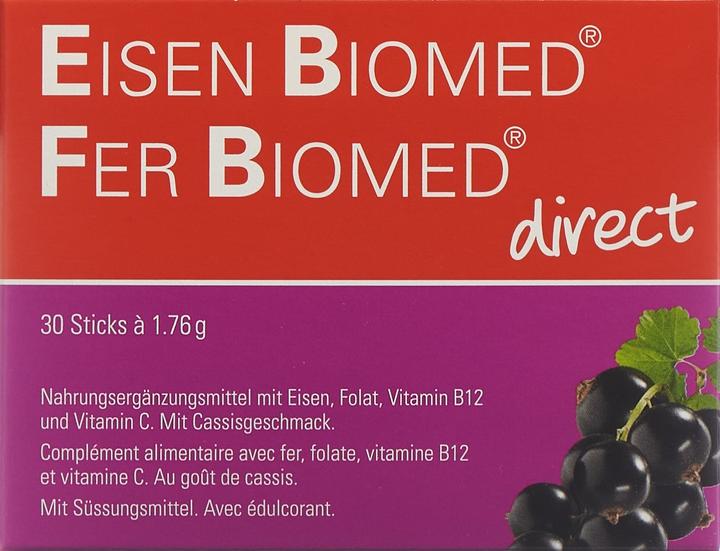 Actual product image Biomed Iron Direct (30 Piece, Granulate, 83 g)