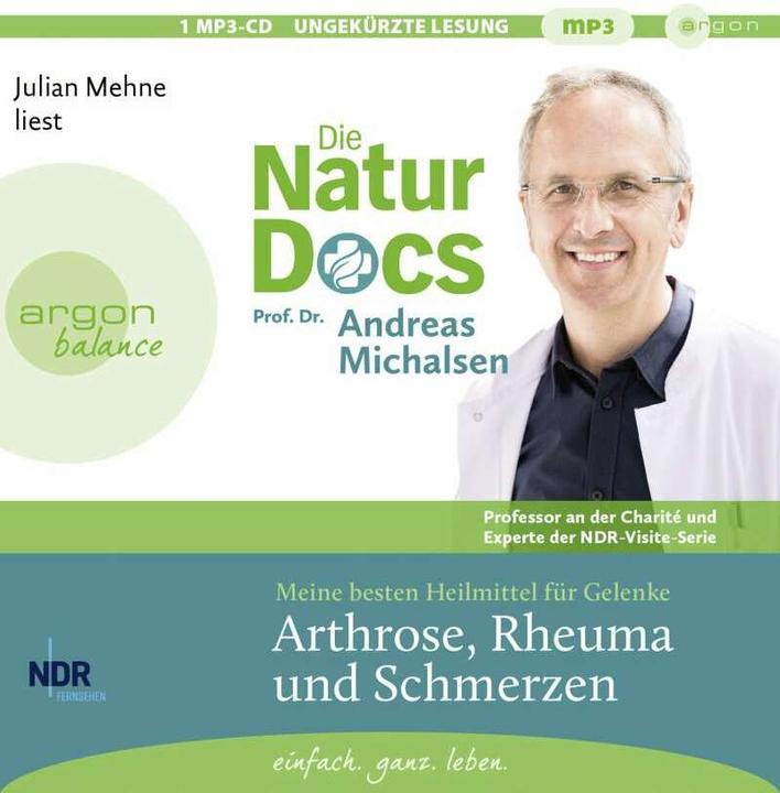 Actual product image The Nature Docs - My best remedies for joints. Osteoarthritis, rheumatism and pain (Andreas Michalsen, Friedrich-Karl Sandmann, Julian Mehne, German)