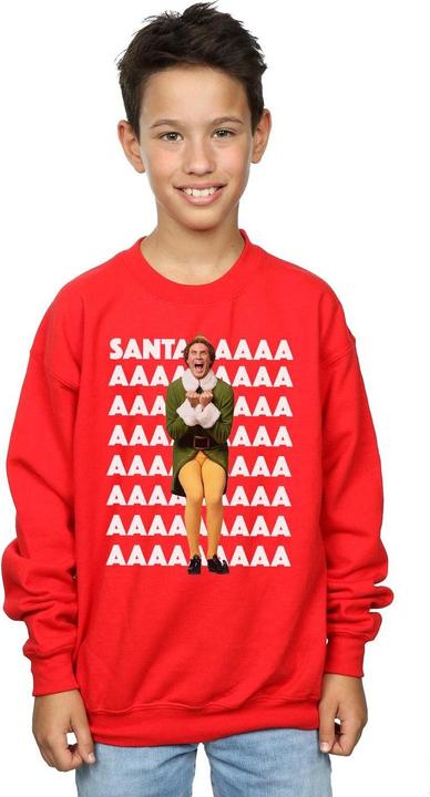 Immagine prodotto Elf Buddy Santa Scream Felpa Ragazzi (152, 158)