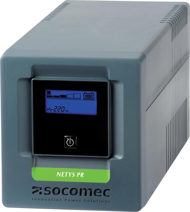 Socomec NETYS PR Mini Tower NPR-1000-MT ononderbreekbare voeding (UPS) Line-Interactive 1 kVA 4 (1 VA, 700 W, Lijninteractief UPS)
