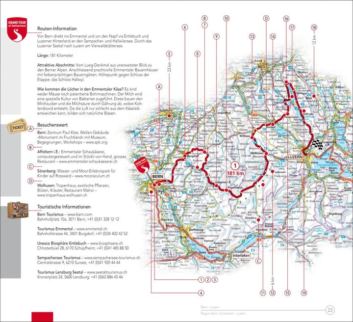 Immagine prodotto Grand Tour of Switzerland. Touring Guide (Tedesco, Peter-Lukas Meier, Roland Baumgartner, 2015)