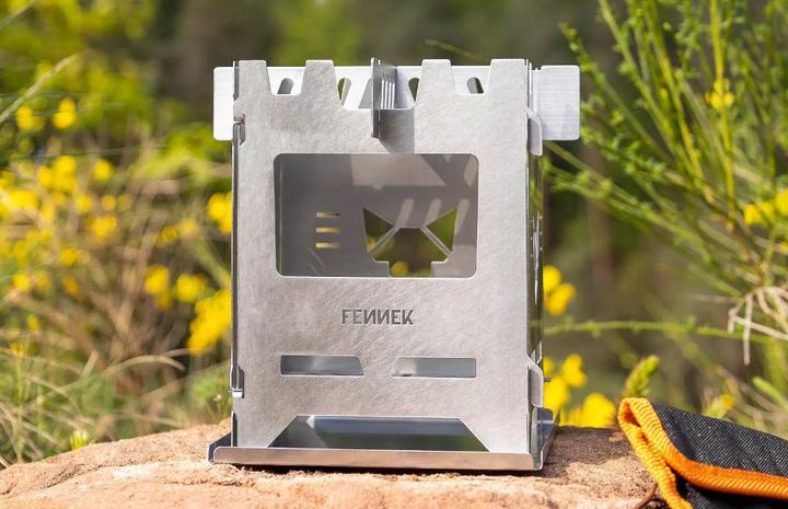 Image du produit Fennek Grill Réchaud de camping Hobo Premium, acier inoxydable (12.20 cm)