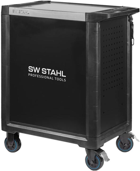 SW-Stahl Z3209 Profi Werkstattwagen TT802 schwarz I 8 Schubladen I 3 Schubladen gefüllt I 304 teilig (304 x)