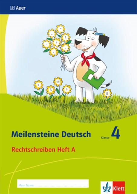 Produktbild Meilensteine Deutsch. Rechtschreiben (Heft 1). - 4. Klasse. Ausgabe ab 2017 (Deutsch, Ernst Klett Verlag, 2017)