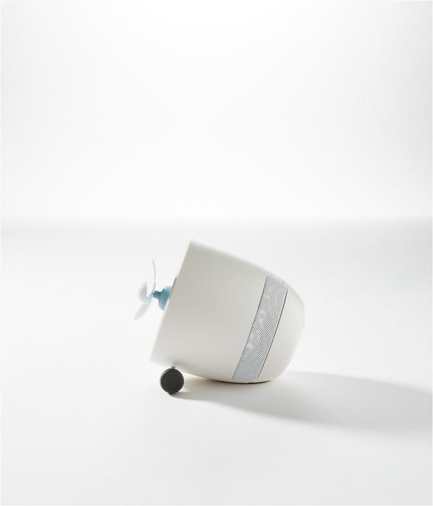 Produktbild NABO SOUND ONE Weiss-Blau Wireless Audio Lautsprecher mit Mini-Ventilator (1 Stk., 3 W)