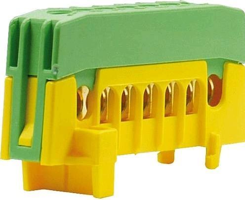 Actual product image Pollmann Distribution terminal PE7-F2 green Protective earth terminal 7x16mm² 202026