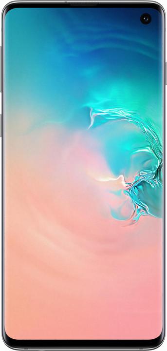 Produktbild Samsung Galaxy S10 DE-Version (512 GB, Prism White, 6.10", Hybrid Dual SIM, 16 Mpx, 4G)