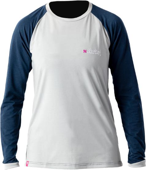 Immagine prodotto dirtlej Maglia da donna Mountee drirelease® Merino a manica lunga, grigio/blu, XS (XS)
