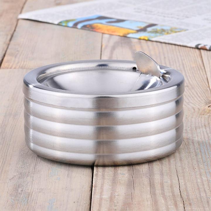 Image du produit Relaxdays Cendrier coupe-vent avec couvercle