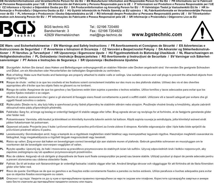 Produktbild BGS Klebehaken