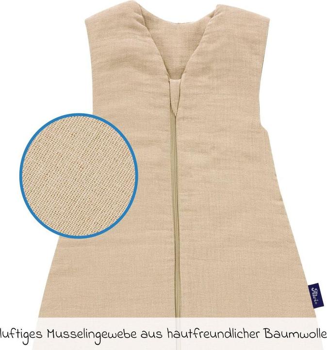 Produktbild Alvi Schlafsäcke Schlafsack mit Füssen Sleep-Overall 4 Season (80 cm)