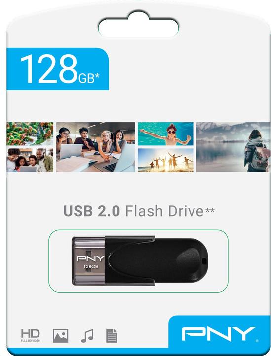 Produktbild PNY Attaché (128 GB, USB-A, USB 2.0)