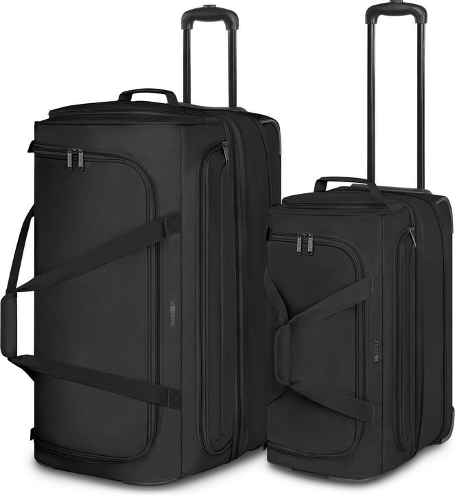 Immagine prodotto Redolz Set di borse da viaggio a 2 ruote Duffle Essentials 2 pezzi con piega elastica (129 l)