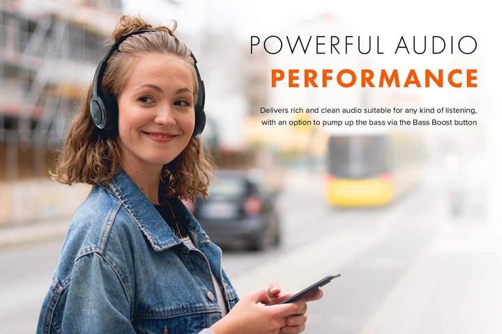 Produktbild Creative SOUND BLASTER JAM V2 Kabelloser Bluetooth-Kopfhörer schwarz (ANC, 22 h, Kabellos)