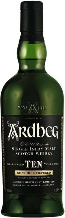 Ardbeg 10 Years (Single Malt, Scotch Whisky, 1 x 70 cl)