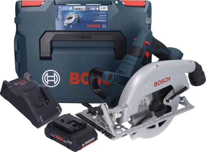 Image du produit Bosch Professional Bosch GKS 18V-70 L Scie circulaire sans fil 18 V Brushless 190 mm BITURBO + 1x batterie ProCORE 4,0