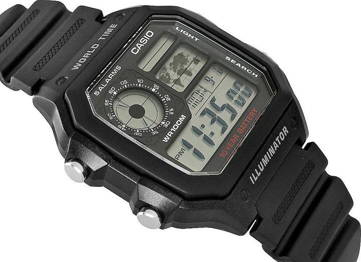 Produktbild Casio Ae-1200wh-1avef (Digitaluhr, 45 mm)