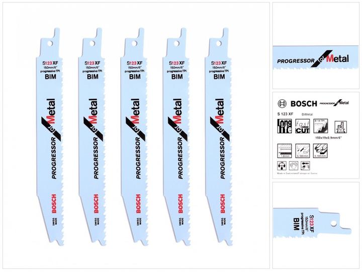Image du produit Bosch Professional Zubehör Lame de scie sabre S 123 XF, Progr