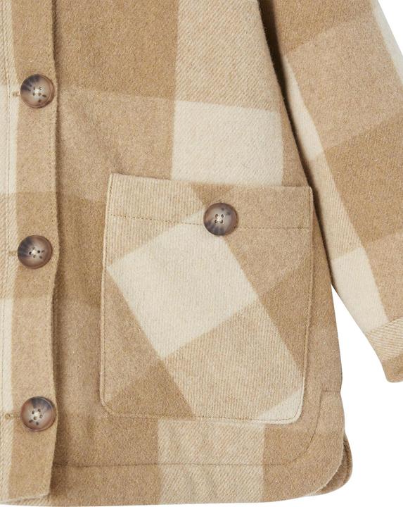 Actual product image Vertbaudet Chequered girls' jacket, overshirt (104)