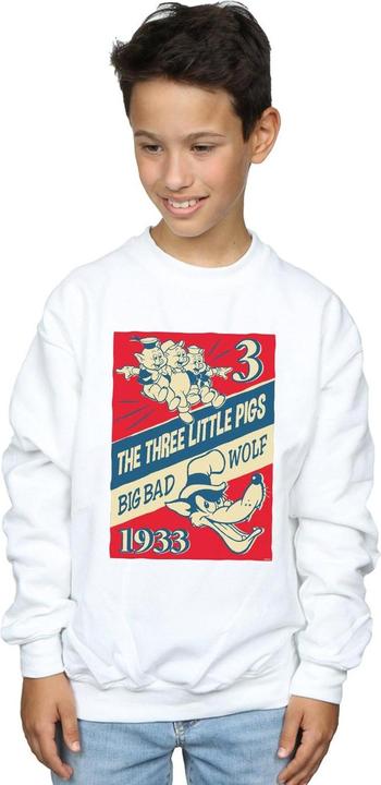 Immagine prodotto Disney Three Little Pigs And The Big Bad Wolf Felpa Ragazzi (116)