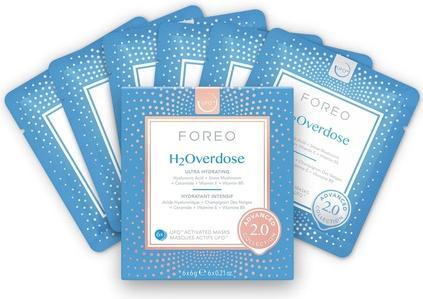 Foreo Hydra ting face mask for dry skin UFOâ„¢ H2Overdose ( Hydra ting Mask) 6 x 6 g
