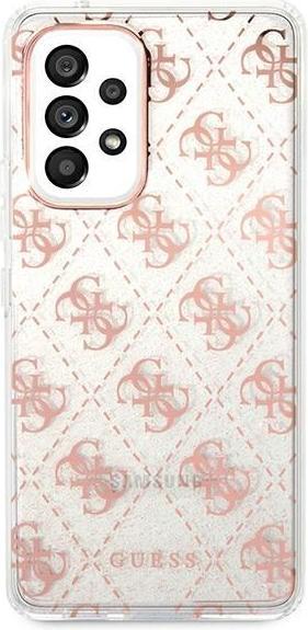 Immagine prodotto Guess GUHCA53PCU4GLPI A53 5G A536 różowy/custodia rigida rosa 4G Glitter (Samsung Galaxy A53 5G)