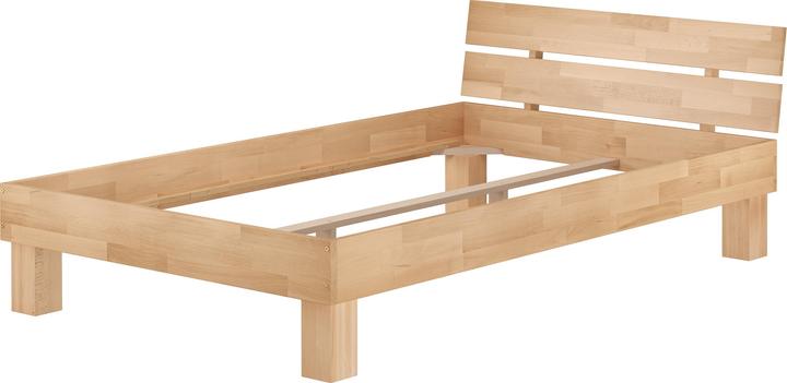 Produktbild Erst-Holz Einzelbett Buche-Bettgestell natur massiv 120x200 Futonbett Bettrahmen ohne Zubehör 60.80-12 oR (120 x 200 cm)