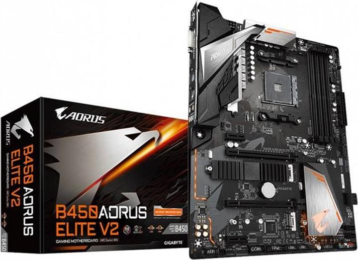 Produktbild Gigabyte B450 AORUS Elite V2 (AM4, AMD B450, ATX)