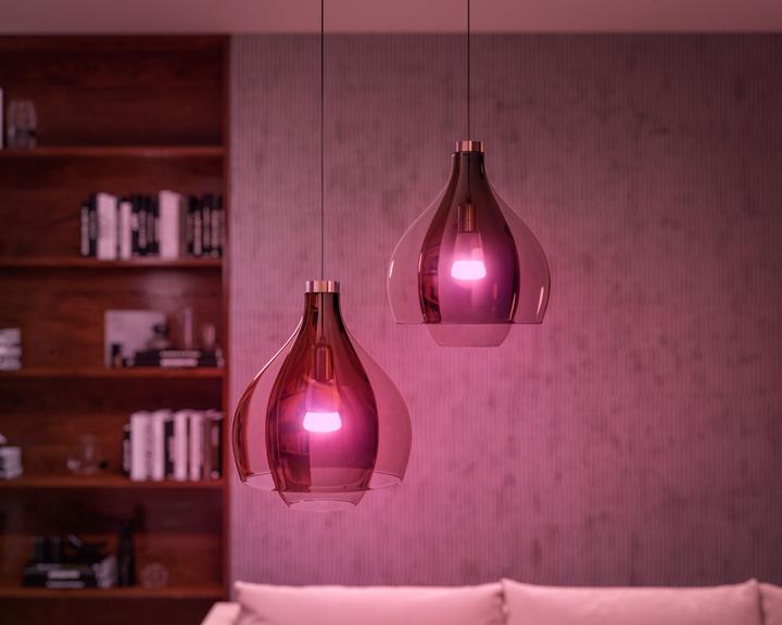 Actual product image Philips Hue Starter Kit (E27, 9 W, 1055 lm, 3 x, F)