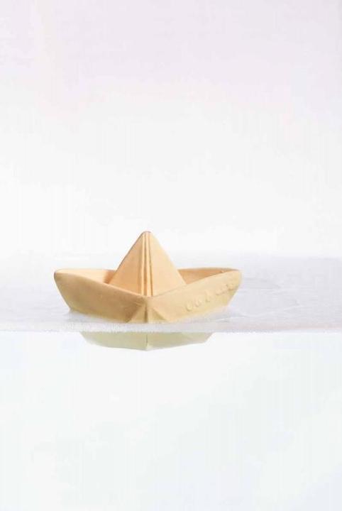 Produktbild Oli and Carol Origami Boat Badespielzeug Monochrome Vanilla