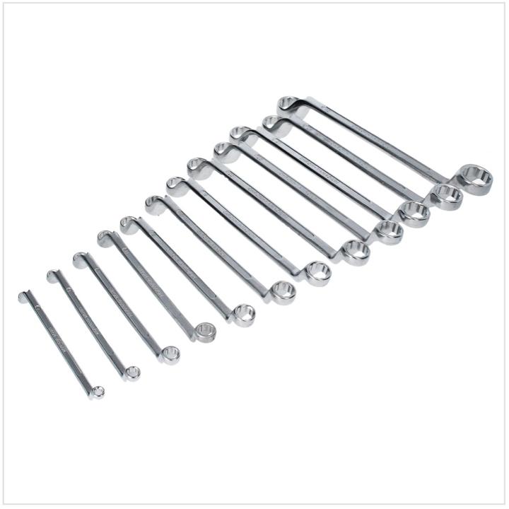 Actual product image BGS Set di 12 Chiavi a doppio anello, a gomito SW 6 x 7 - 30 x 32 mm ( 1214 ) (19 mm, 6 mm, 12 mm, 24 mm, 14 mm, 22 mm, 16 mm, 23 mm, 10 mm, 21 mm, 18 mm, 27 mm, 7 mm, 17 mm, 11 mm, 15 mm, 26 mm, 30 mm, 8 mm, 28 mm, 9 mm, 29 mm, 13 mm, 20 mm, 25 mm)