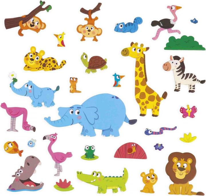 Image du produit Janod Magnetistories Animaux africains (Allemand)