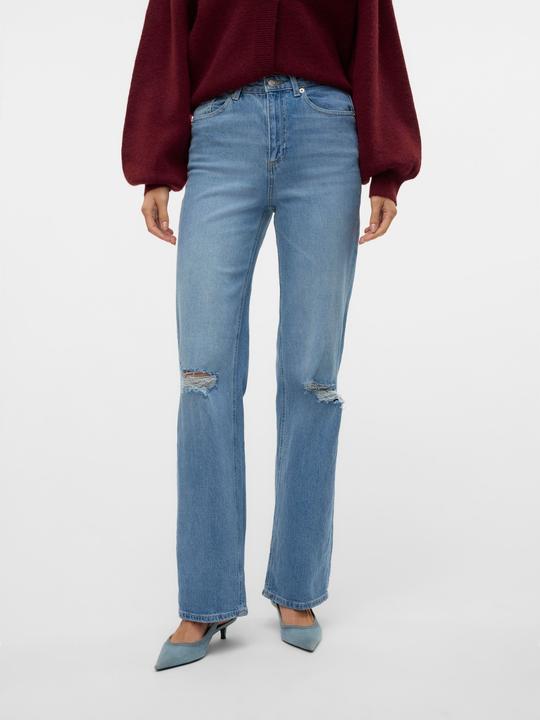 Actual product image Vero Moda VMTESSA Hohe Taille Weiter Beinschnitt Jeans Weit geschnitten (W29/L32)