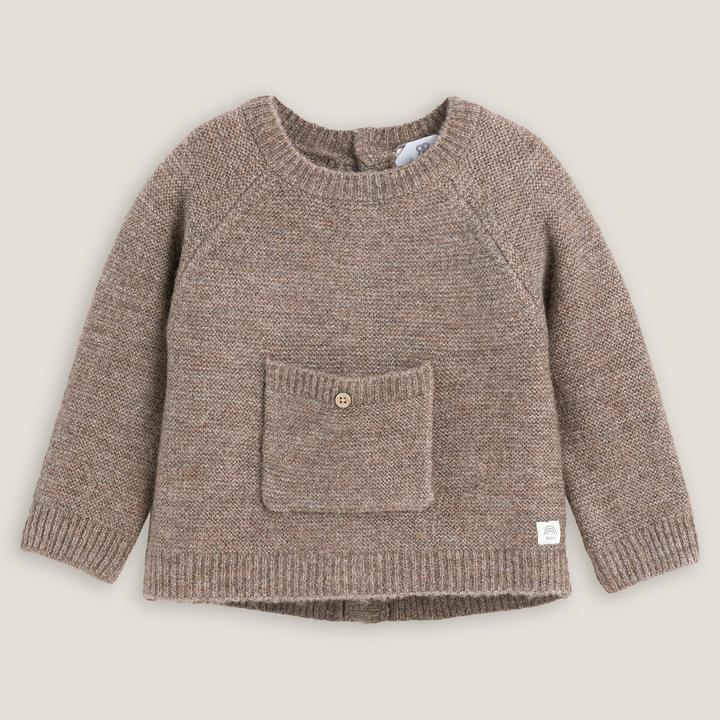 La Redoute Collections Pullover aus Linksstrick