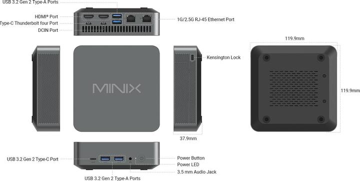 Actual product image Minix NEO NGC N512 (Intel Core i5-12600H, 16 GB, 512 GB)