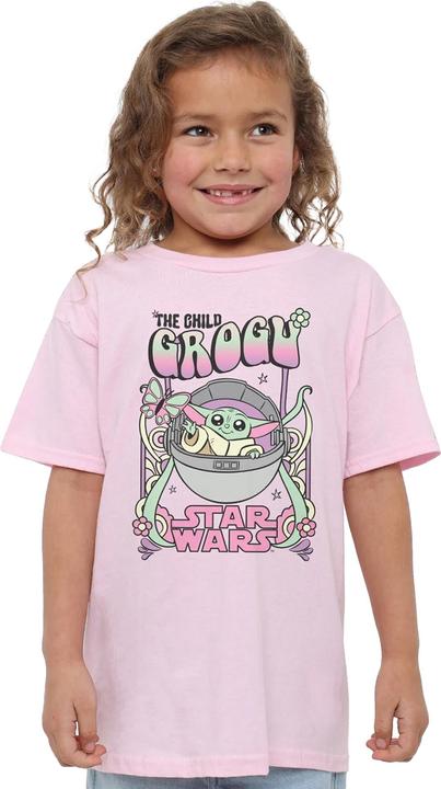 Actual product image Star Wars Childrens/Kids Grogu Hippie T-Shirt (140)