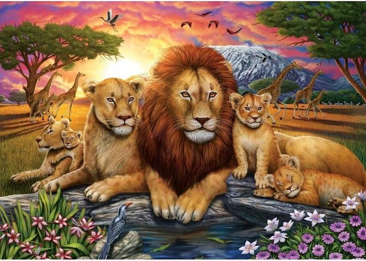 Actual product image Art Puzzle Artpuzzle Puzzle 1000 Africa, Lion family (1000 pieces)