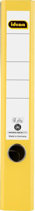 Produktbild Idena Ordner A4 gelb 5cm Wolkenmarmor FSC-Mix (A4, 50 mm, 1 Stück)