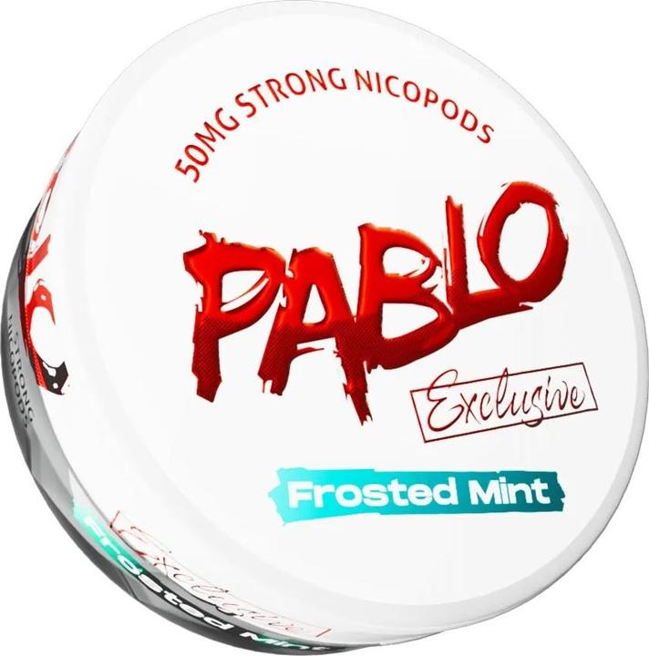 Actual product image Pablo Exclusive Frosted Mint (Nicotine Pouches, 50 mg)