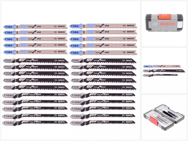 Immagine prodotto Bosch Professional Zubehör Set di lame per seghetto alternativo