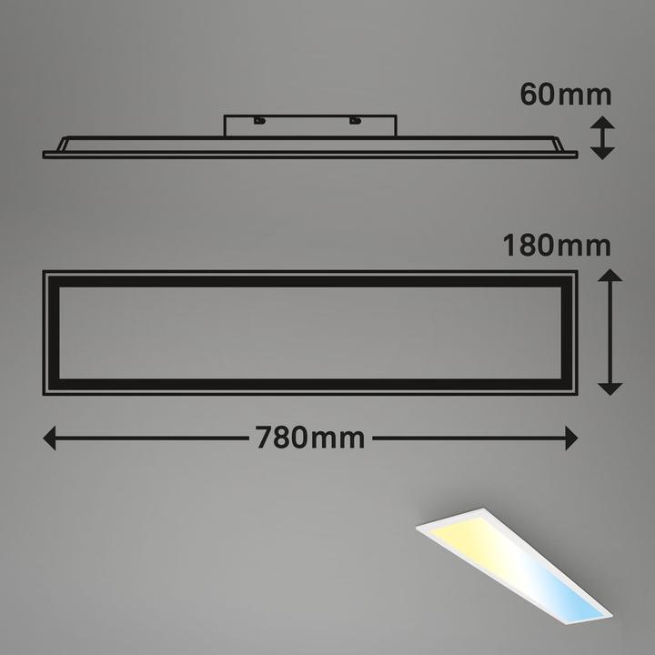 Immagine prodotto Briloner Pannello LED CCT, bianco, 1xLED/24,5W (2600 lm)