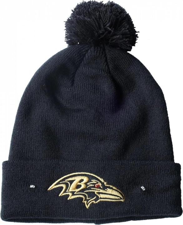 Foco Baltimore Ravens - NFL - Pudelmütze (Beanie) mit blinkenden LEDs - Schwarz