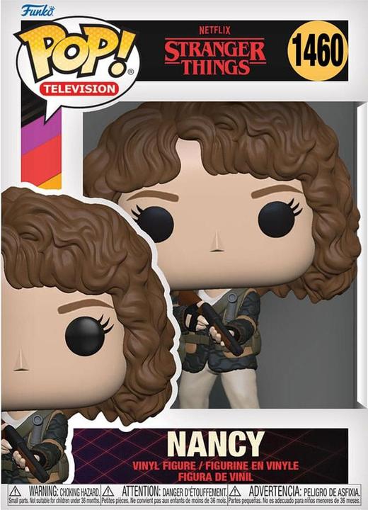 Immagine prodotto Funko Figura in vinile di Stranger Things POP! TV Cacciatrice Nancy con fucile 9 cm