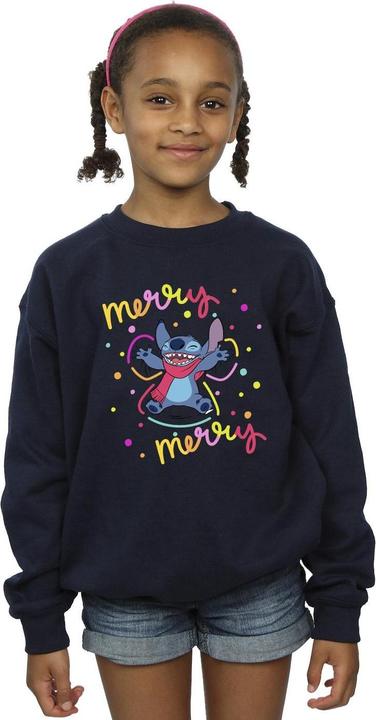 Immagine prodotto Disney Lilo & Stitch Merry Rainbow Felpa Ragazze (140, 146)