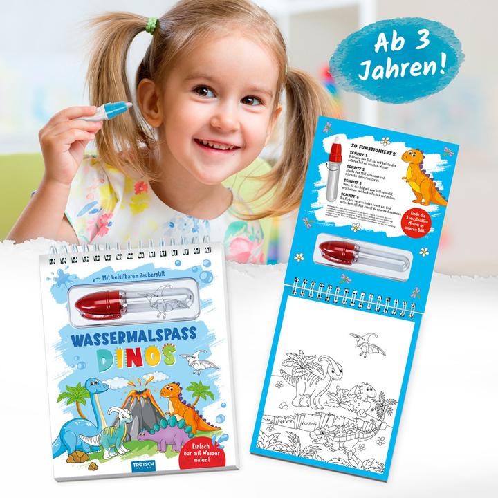 Image du produit Le plaisir de peindre à l'eau avec le crayon magique Dinosaure