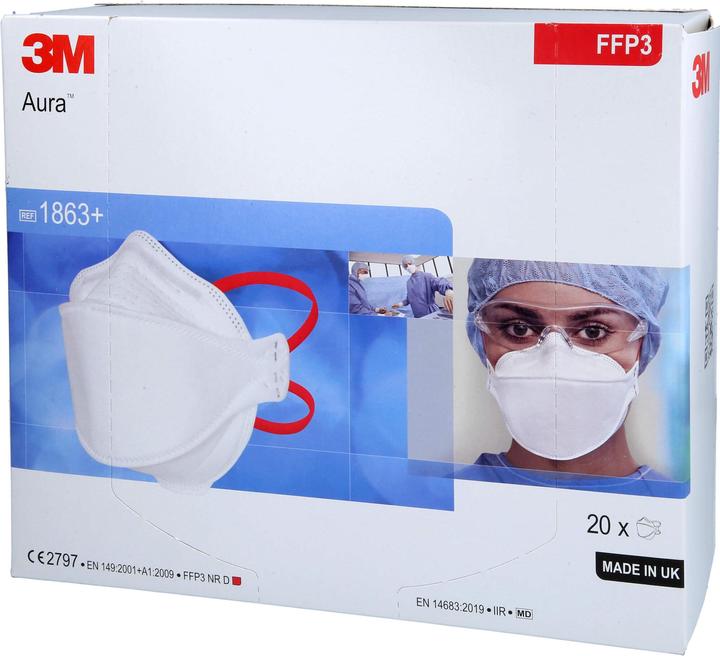 Image du produit 3M Masque de protection respiratoire (FFP3, 20 x)