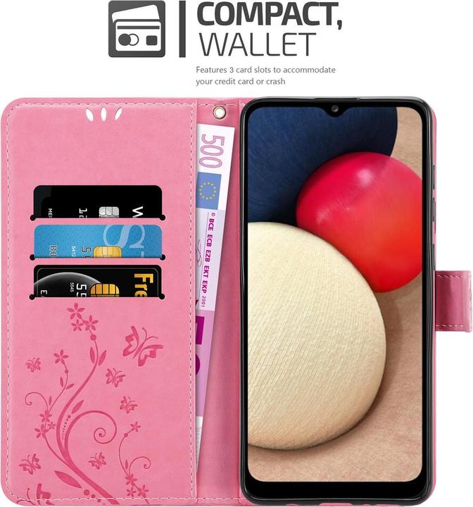 Image du produit Cadorabo Couverture du livre de fleurs (Samsung Galaxy A02s)