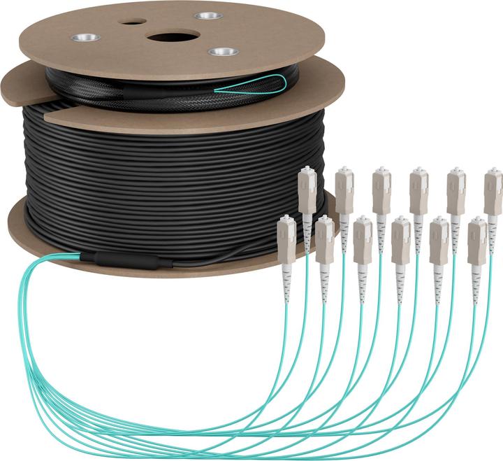 Actual product image EFB Elektronik Trunk cable U-DQ ZN BH OM3 12G 1x12 SC-SC 60m Dca LSZH (60 m)