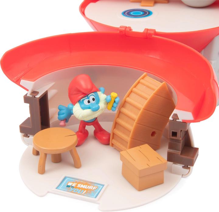 Actual product image Nobrand Smurfs Playset Magic Key Papa Smurf