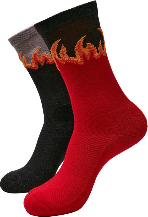 Actual product image Mister Tee Long Flame Socks 2-Pack (pack of 2, 35 - 38)